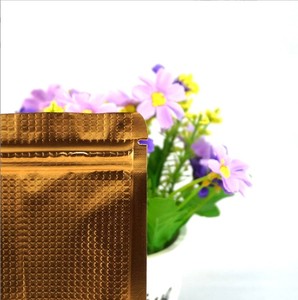 Cấp thực phẩm màu vàng lá nhôm đáy vuông tám 8 mặt niêm phong đáy phẳng túi nhôm lá Cà Phê Trà bao bì túi - Product Image 2