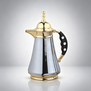 Dallah Pot in Metallo con Rivestimento in Vetro da 0.6L e 1.0L per Rituali Sacri, Ideale per Moschee, Festival, Catene di Negozi e Ipermercati del Golfo - Product Image 2