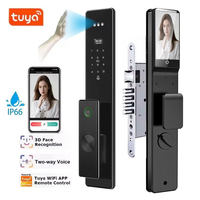 Serrure de porte intelligente avec reconnaissance faciale 3D, caméra, interphone vidéo, Tuya Wifi, entrée sans clé, Cerradura Inteligente, maison, bureau