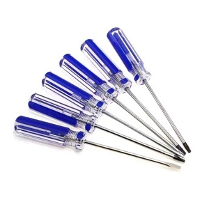 <b>Precision</b> <b>Screwdriver</b> Set Flat Head Magnetic Tip Plastic Handle Polishing Finish Diy Repair Tool Kit 60-80 Pcs - Product Image 1