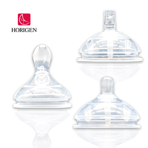 Usine personnalisée sans BPA Silicone Standard calibre Tétine de cou Produit pour bébé Tétine de biberon avec paille - Product Image 5