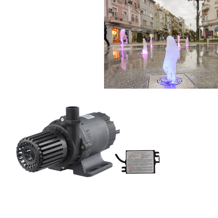 Dmx512 Control 24V Dc Water Fontein Fontein Dmx Pomp Voor Kleine Fontein