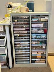 Beauty Salon Nail Shop Drawer Storage Cabinet Color Nail Polish Cabinet Display Shelf for Nail Salon in Cheap Price - Product Image 4