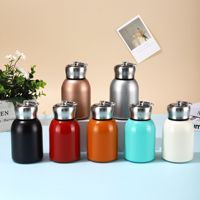 Bouteilles isothermes personnalisées avec logo, thermos portables, bouteille d'eau anti-fuite, mini thermos en acier inoxydable