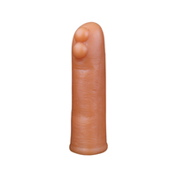 Stimulateur clitoridien anal, vibromasseur pour adultes, plug anal, couvre-doigt, jouets sexuels BDSM pour hommes et femmes, silicone liquide Antpop