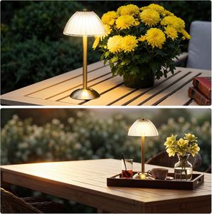 Lampe de table de restaurant rechargeable Hotel Crystal, lampe de bureau LED moderne de luxe sans fil avec commande tactile, Lampada Da Tavolo - Product Image 6