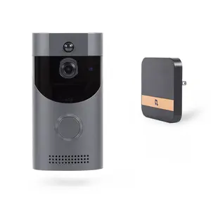 Беспроводной видеодомофон 1080P, HD видео электрический дверной звонок для квартир
