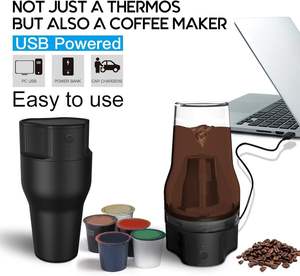 <span class=keywords><strong>Cafetera</strong></span> Eléctrica <span class=keywords><strong>Mini</strong></span> Automática Portátil para Cápsulas NS, <span class=keywords><strong>Cafetera</strong></span> de Viaje con Pistón de Operación Manual para Coche, Compatible con Cápsulas K Cup <span class=keywords><strong>Keurig</strong></span> - Product Image 5