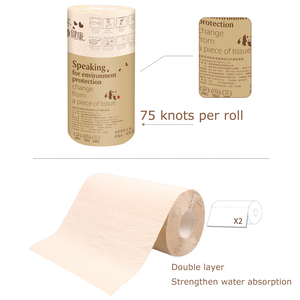 Desechables cocina de papel de tejido de toalla de cocina papel 2 Ply toalla de cocina de madera virgen de CORE - Product Image 2