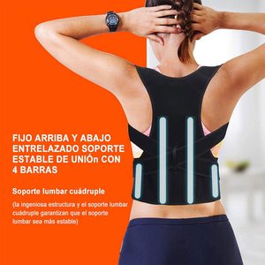 Adjustable Dual-Pressure <b>Back</b> Posture Corrector Belt For Posture Correction Support Four Seasons Use - Product Image 2