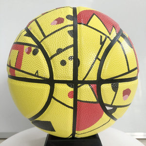 Pallone da <span class=keywords><strong>Basket</strong></span> N.7 in Poliuretano, Misura 7 per Studentesse delle Scuole Medie, Allenamento Indoor, Prodotto in Cina - Product Image 1