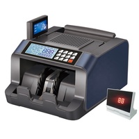Compteurs de billets UV MG IR DD couleur noire avec impression de logo, vérificateurs automatiques de billets Riyal saoudien