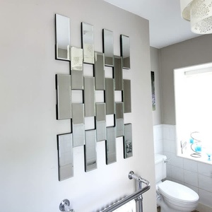 Carreaux de verre miroir transparents 12x12 à découper soi-même pour murs - Product Image 5