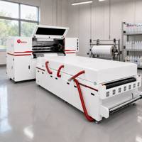 Mesin Printer DTF 48 Inch 8 Head dengan Penggoyang Bubuk dan Oven Pengering untuk Pencetakan Kaos Format Besar