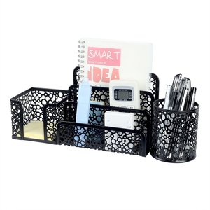 Wideny Oficina de metal de alambre caliente-venta de la escuela y la casa de malla de hierro niños <span class=keywords><strong>mesa</strong></span> de escritorio 3 artículos organizador conjunto de papelería - Product Image 3