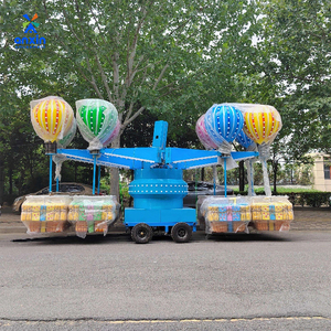 Silla Voladora Pequeña Desmontable con Remolque, Atracción Comercial Portátil para Parques de Diversiones, Columpio para Eventos Familiares, Diversión al Aire Libre/Interior - Product Image 3