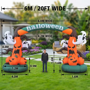 Arche Gonflable Professionnelle Pneumatique pour Halloween, Impression UV, <span class=keywords><strong>D</strong></span>écoration <span class=keywords><strong>d</strong></span>'Ambiance pour Événements Festifs, Modèle ODM - Product Image 4