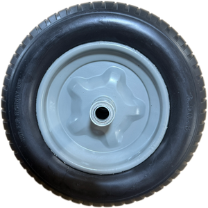 3,50-8PU Rueda sólida giratoria Estilo plano-libre 3,50-8PU Material de poliuretano Material plástico para ruedas giratorias - Product Image 4