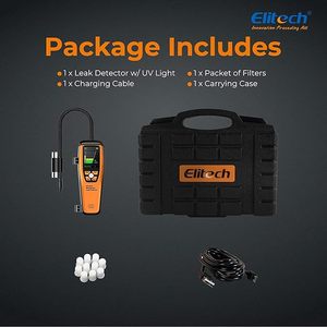 เครื่องตรวจจับการรั่วไหลของสารทำความเย็น HVAC รุ่น Elitech ILD-200 พร้อมเครื่องทดสอบ WJL-6000 สำหรับตรวจสอบท่อโลหะในระบบปรับอากาศ ใช้ได้กับแก๊ส/ไฟฟ้าในบ้าน - Product Image 6