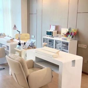 Table d'art d'<span class=keywords><strong>ongle</strong></span> de célébrité d'Internet, table simple de salon d'<span class=keywords><strong>ongle</strong></span> de style japonais, table simple et double de manucure - Product Image 2