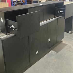 Modern Kitchens Space-Saving L-Shaped <strong>Corner</strong> Cabinet Door Drawer Stylish Storage <strong>Cupboard</strong> for <strong>Small</strong> Kitchens Living - Product Image 4