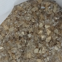 CHANGQI Cristaux réfléchissants en verre trempé de 1/4 po pour la décoration de cheminées, foyers à éthanol, diverses couleurs