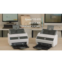 Pour Epson DS870 Scanner haute vitesse automatique alimentation papier A4 couleur Document contrat numérisation carte numérisation continue PDF HD