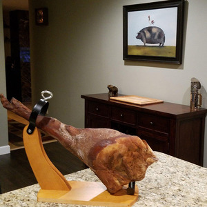Soporte para Jamón <span class=keywords><strong>España</strong></span> - Jamonero de Madera para Jamones Españoles y Prosciutto Italiano - Product Image 6