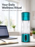 Bouteille d'eau hydrogénée portable EHM-H15 210ml avec électrode en titane et platine