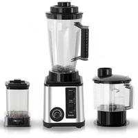 Procesador de Alimentos Multifuncional de Alta Velocidad, Comercial, de Uso Pesado, y Exprimidor, Mezclador, Molinillo, Acero Inoxidable, 3 en 1, Licuadora