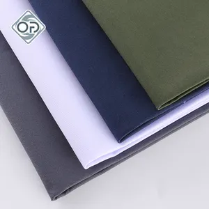 TC 80/20 Polyester Cotton Fabric Plain Twill Woven 21*21 108*58 185Gsm Workwear Uniform Drill Fabric