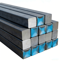 Barra Cuadrada de Hierro 50x50mm 40x40mm, Laminada en Caliente, para Construcción, Acero MS A36 1010 1045