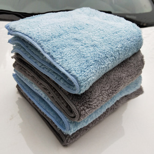 Toalla de Microfibra para Lavado de Autos, 40x40cm, Gruesa, Absorbente, de Doble Uso, para Limpieza de Vehículos - Product Image 3