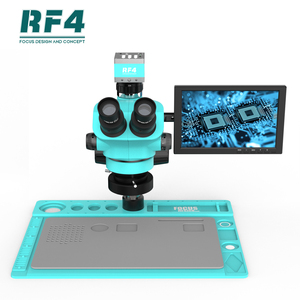 Microscopes stéréoscopiques trinoculaires RF4 RF-7050TVD2-2KC2-S010 avec zoom pour réparation mobile, caméra 2K FULL HD 7-50x et écran intégré - Product Image 6