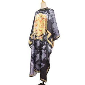 Tabliers de coiffeur en Polyester à motif de coupe de cheveux Capes de barbier tabliers de rasage châles de coiffeur tissu de barbier - Product Image 3