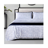 Parure de lit en coton peigné 100% écologique certifiée OEKO-TEX, imprimé floral, haute qualité, 600 fils, avec taie d'oreiller thérapeutique