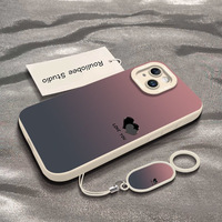 Coque de téléphone portable en TPU dégradé avec protection d'appareil photo, antichoc, pour iPhone 17 Pro Max/15 Plus/13 Mini 14/12