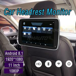 RMAUTO Moniteur d'appuie-tête de voiture 11 pouces Lecteur MP5 Bluetooth Android HD 1080P Écran tactile IPS Lecteur DVD pour VOLVO XC90 S90 V90 - Product Image 2