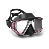 Masque de plongée en silicone pour adultes, protection nasale, anti-buée, pour la plongée en apnée et la plongée sous-marine, avec logo personnalisé