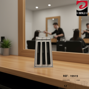 MNJ Hair Comb Set 3pcs Black Professional Styling Tool - Product Image 3