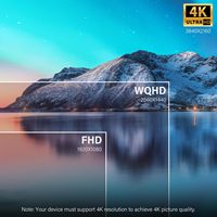 Écran portable double 23,8 pouces 4K UHD 60Hz pliable et empilable pour ordinateur portable Mac, Windows, sans pilote, plug-and-play, PC de bureau