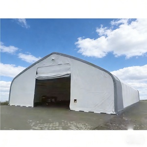 Tente industrielle robuste, imperméable, ignifuge et résistante aux UV, grande tente de stockage en PVC pour entrepôts et ateliers - Product Image 2