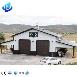 钢结构建筑红色铁架预制金属建筑套件商业仓库车间PBR板R板重型 - Product Image 4