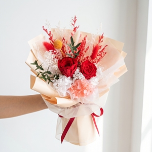 Ramo de Flores Personalizado, Regalo de Rosas Preservadas, Rosas Eternas, Suministros para Mujeres, Madres, San Valentín, Navidad - Product Image 5