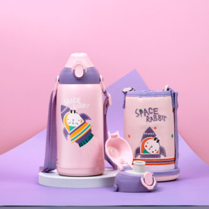 UZspace Baby Cup Vacuum SUS316 Botella de agua a prueba de fugas de acero inoxidable para niños - Product Image 1