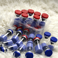 Poudre de peptide de cuivre GHK-Cu, soin de la peau, matières premières cosmétiques, haute qualité, en stock, peptides lyophilisés GHK-CU, flacon de 30 mg
