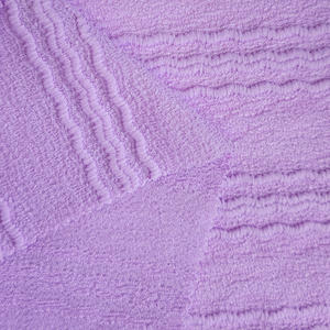 Usine personnalisée en gros 225gsm 100% Polyester vague Texture tricot Jacquard femmes vêtements tissu - Product Image 5