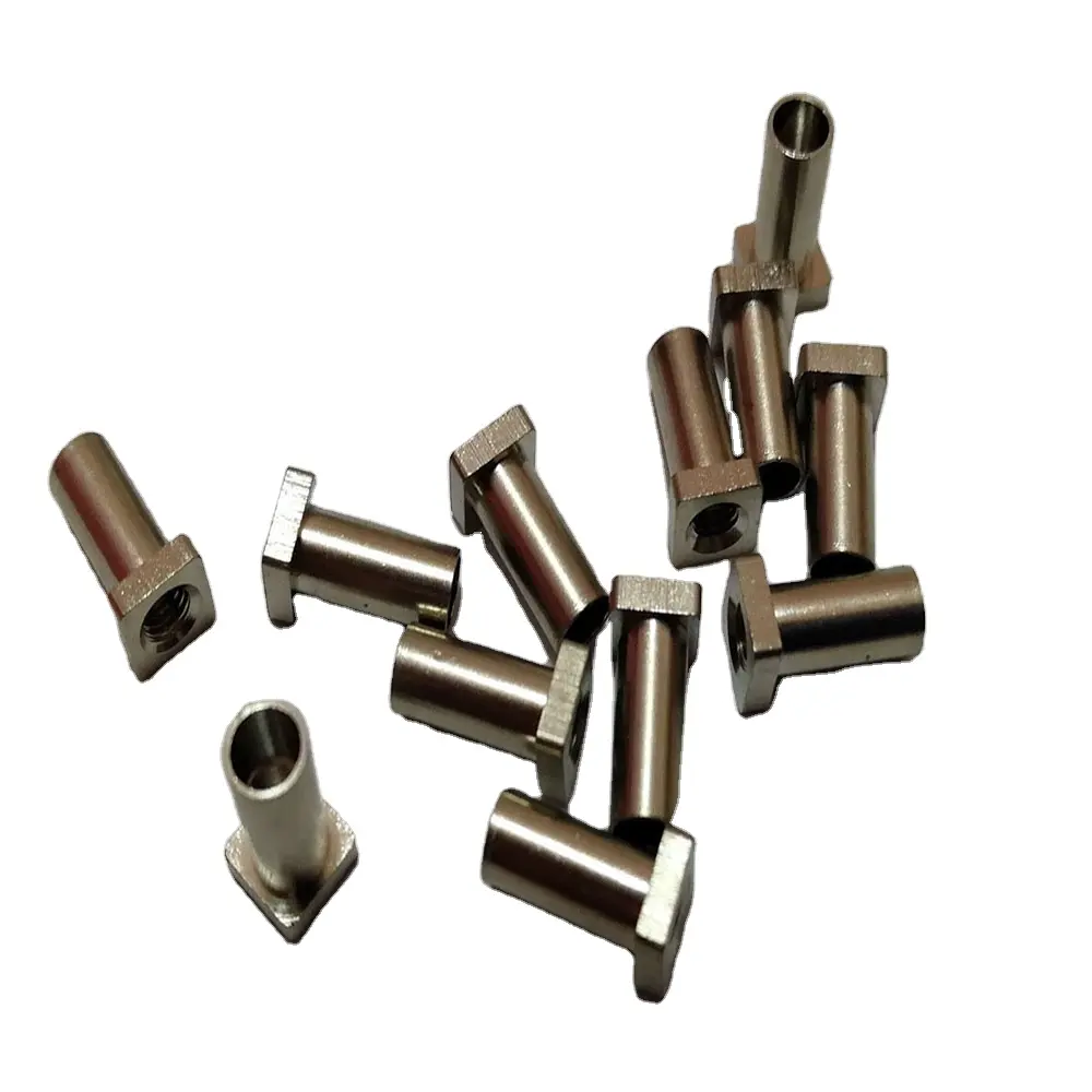 China factory Machinery Custom Lathe Screw Thread Brass aluminium Cnc screw Machining Turning machine Parts