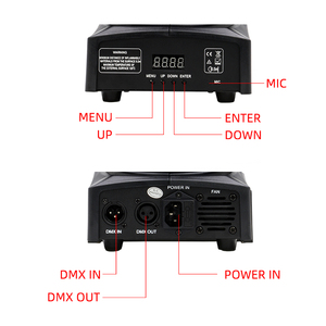 إضاءة مسرح صغيرة Big Dipper LS30 بقوة 30 واط، مصباح عالي السطوع، إضاءة متحركة للديسكو والحفلات والنوادي الليلية - Product Image 3