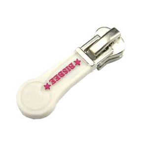 Màu Đỏ Biểu Tượng Tùy Chỉnh Trắng PVC Nhựa Nhựa Nickel-Miễn Phí Hiện Đại Mô Hình Ngôi Sao Không Khóa Dây Kéo <span class=keywords><strong>Puller</strong></span> #5 #3 Thanh Trượt Tùy Chỉnh Khắc Cho - Product Image 1